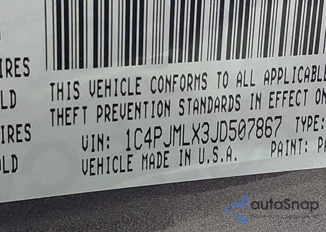 2018 Jeep Cherokee Latitude Plus 4X4 z USA, uszkodzony, nr VIN 1C4PJMLX3JD507867